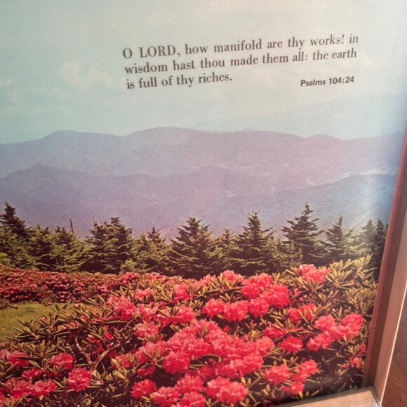 Vintage 1970s Inspirational Placemats set of 6 - Picture 2 of 9